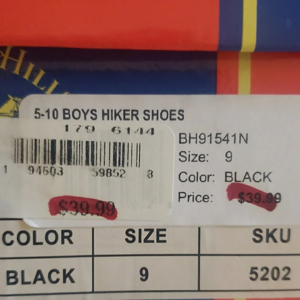 Kids Black Lace-Up Shoes